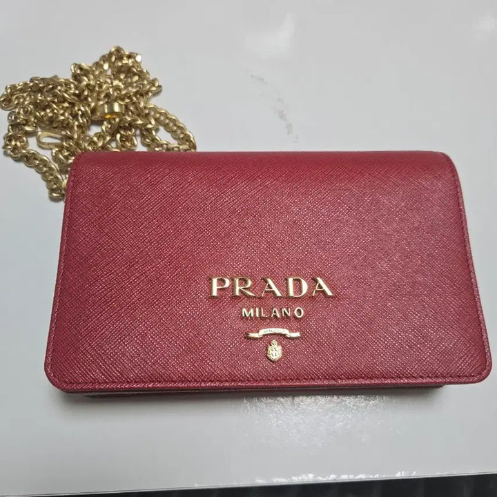 [BUNJANG] Prada Chain Crossbody Shoulder Bag / 프라다 체인 크로스백 숄더백