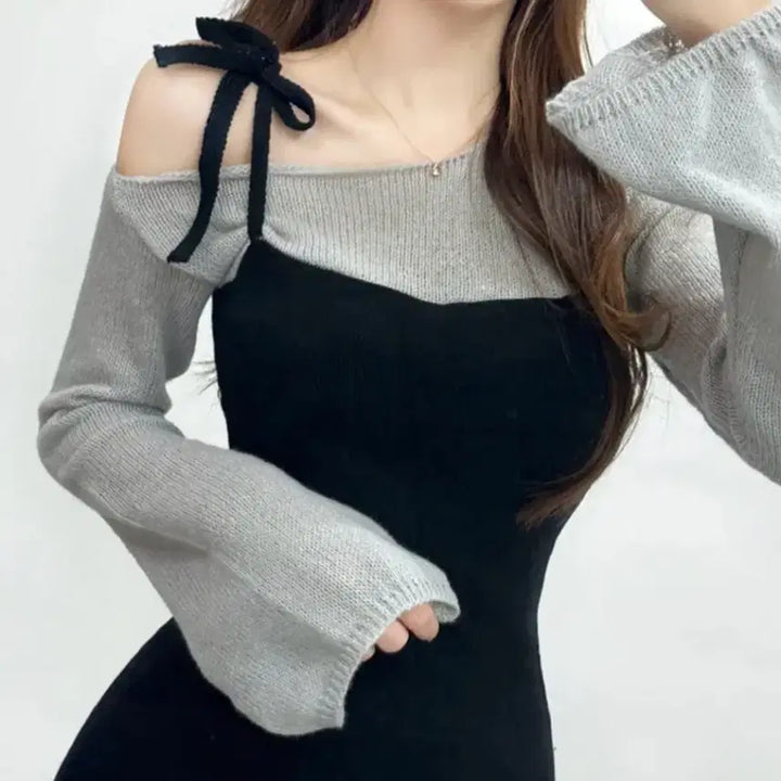 [BUNJANG] All-in-One Knit Dress / 올인원 니트원피스