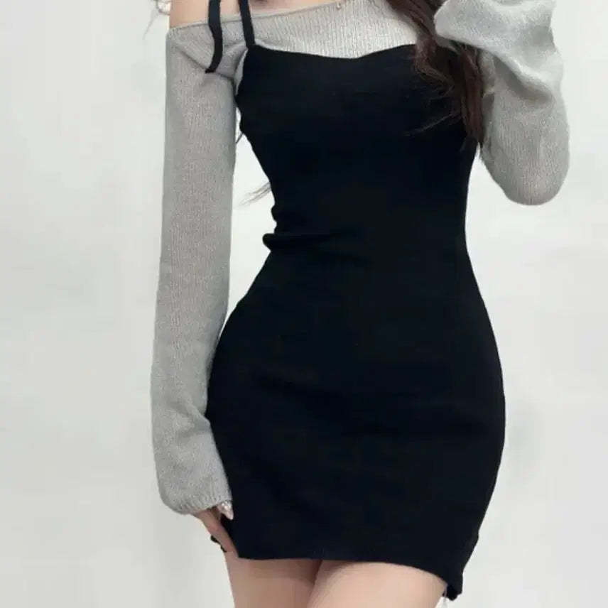 [BUNJANG] All-in-One Knit Dress / 올인원 니트원피스