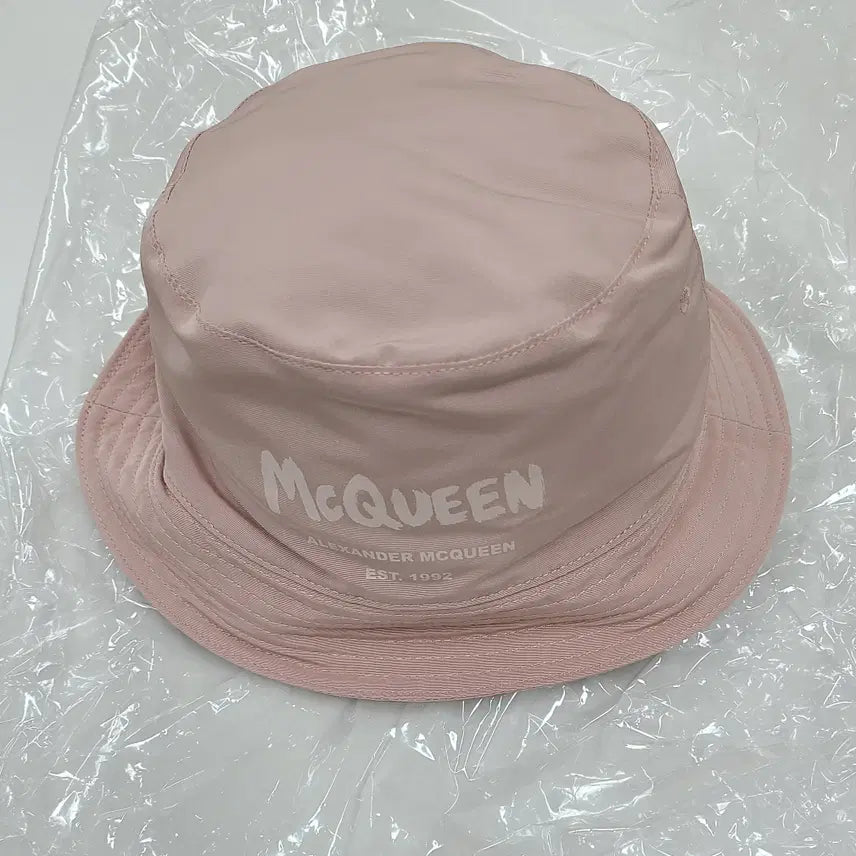 [BUNJANG] Alexander McQueen Bucket Hat Pink Size L / 알렉산더맥퀸 버킷햇 핑크 사이즈L