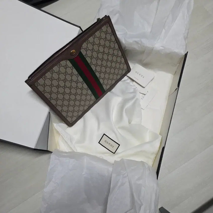 [SOLD OUT] 구찌 오피디아 GG 수프림 클러치 백