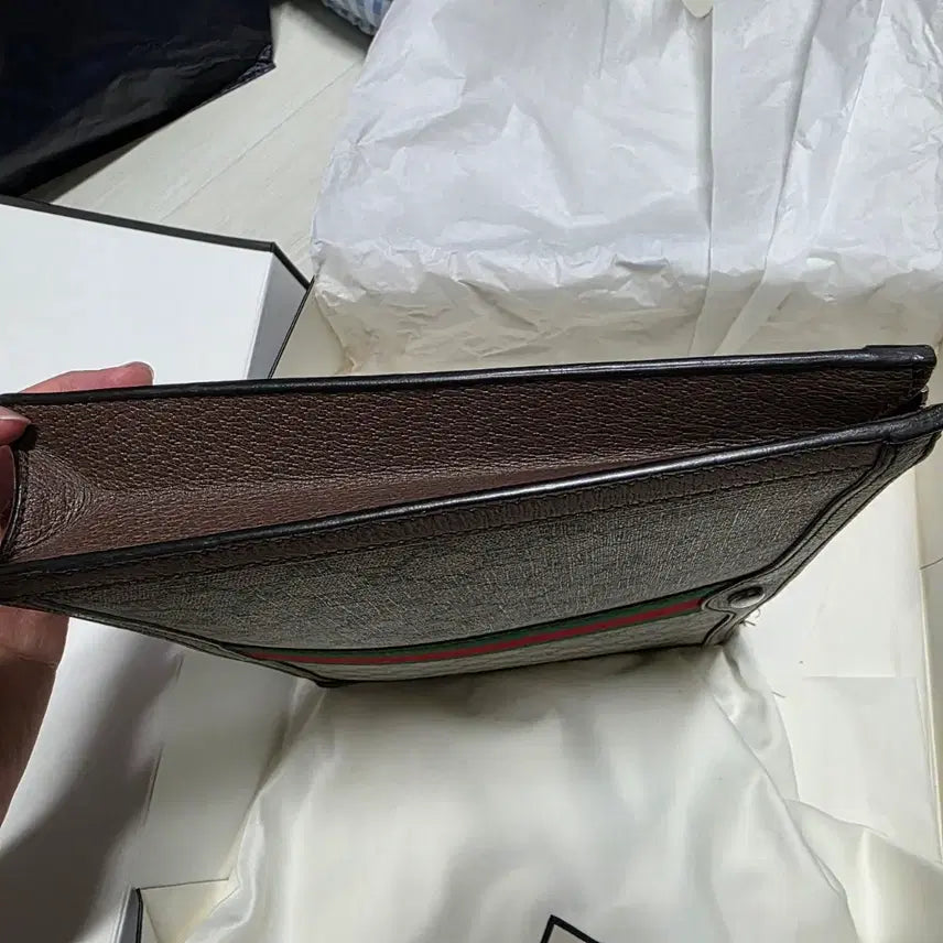 [SOLD OUT] 구찌 오피디아 GG 수프림 클러치 백