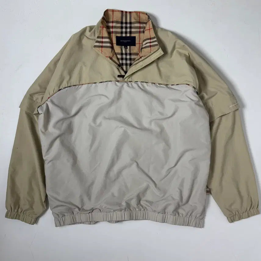 [BUNJANG] Burberry Detachable Anorak Windbreaker / 버버리 소매 탈부착 아노락 바람막이 110~