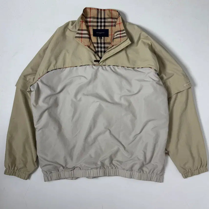 [BUNJANG] Burberry Detachable Anorak Windbreaker / 버버리 소매 탈부착 아노락 바람막이 110~