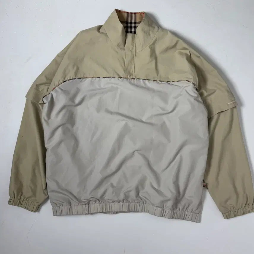 [BUNJANG] Burberry Detachable Anorak Windbreaker / 버버리 소매 탈부착 아노락 바람막이 110~