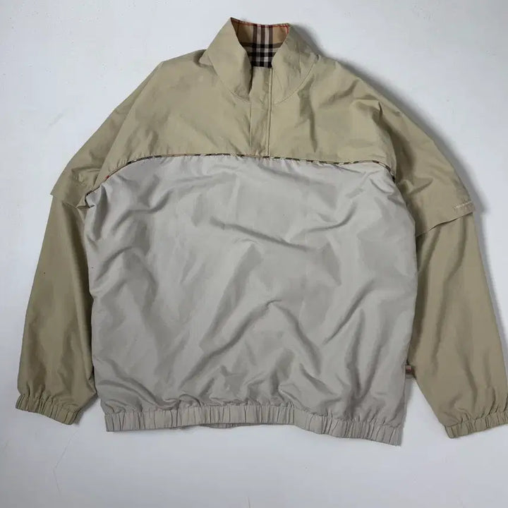 [BUNJANG] Burberry Detachable Anorak Windbreaker / 버버리 소매 탈부착 아노락 바람막이 110~