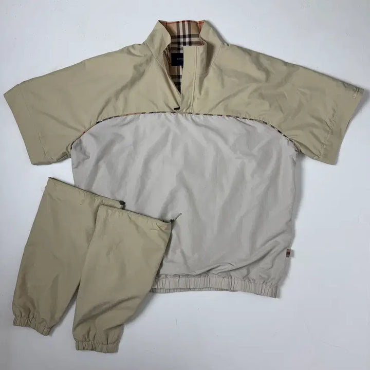 [BUNJANG] Burberry Detachable Anorak Windbreaker / 버버리 소매 탈부착 아노락 바람막이 110~