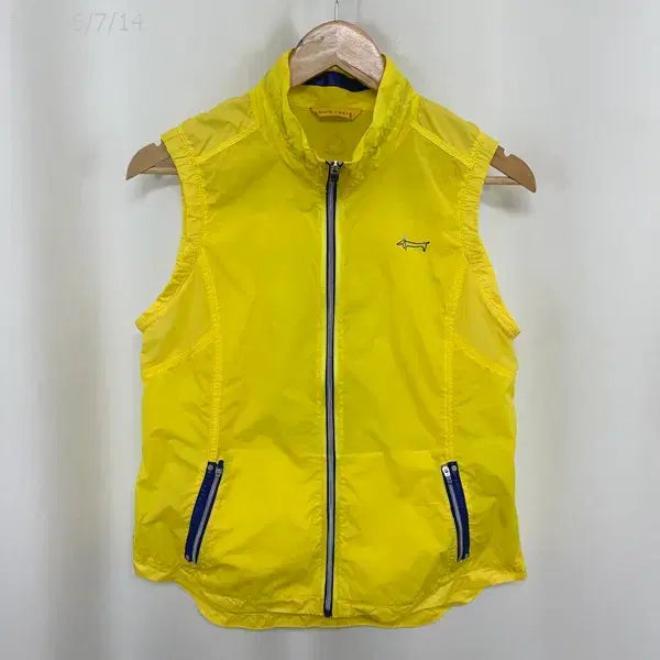 [SOLD OUT] 루이까스텔 여자 골프 얇은 조끼 옐로우 95