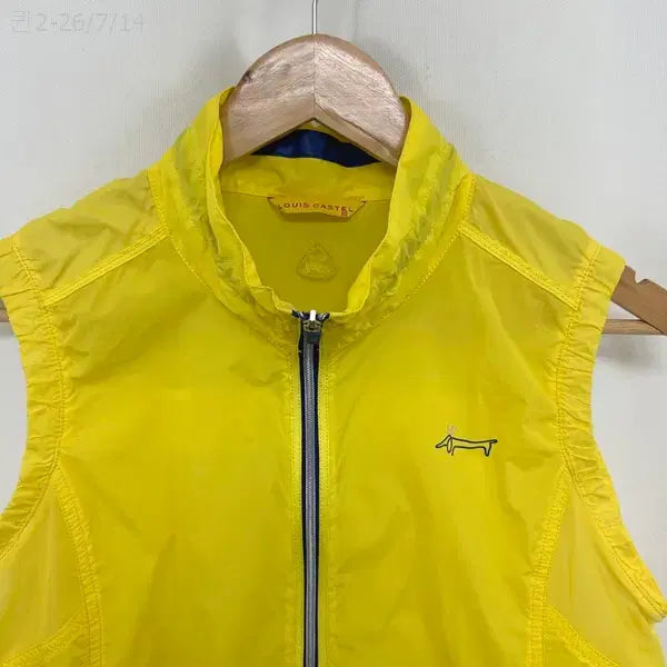 [SOLD OUT] 루이까스텔 여자 골프 얇은 조끼 옐로우 95