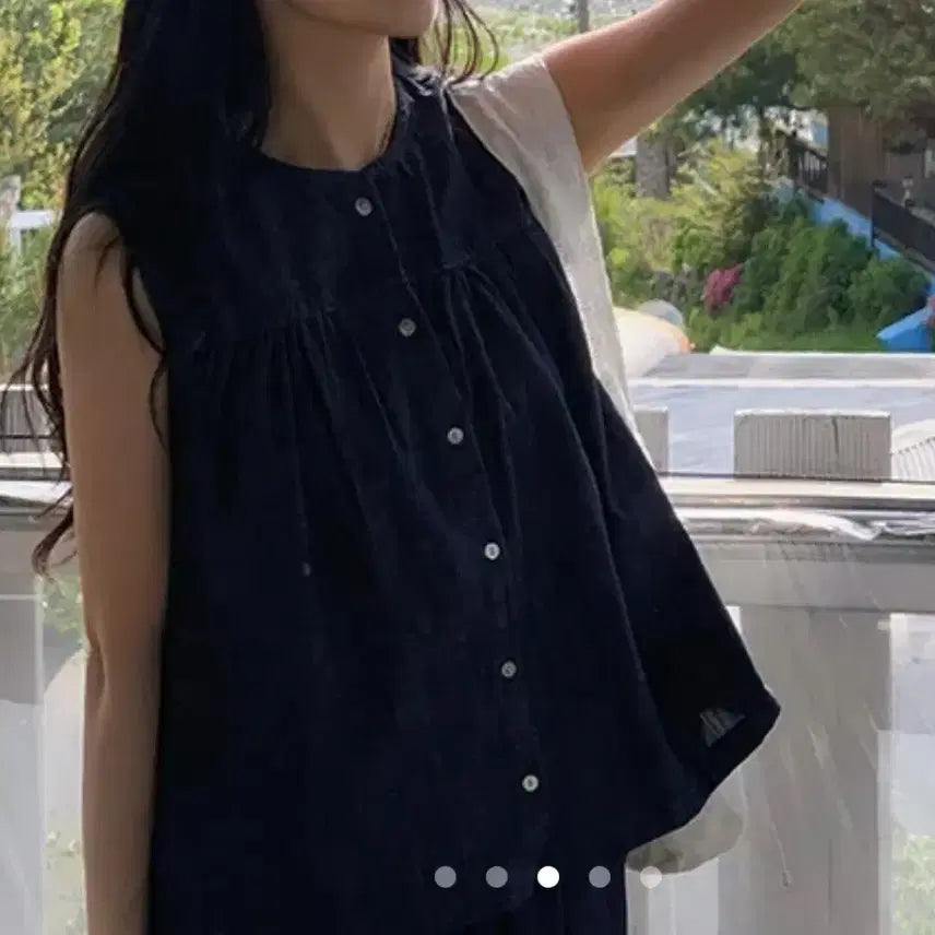 [BUNJANG] Non-Fade Black Denim Top and Bottom Set / 논페이드 흑청데님 상의+하의 셋트가격임