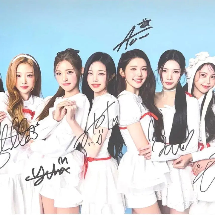 [BUNJANG] Hearts2Hearts Jeonwon Signed Poster / 하츠투하츠 RUDE 전원 싸인 포스터 하투하 Hearts2Hearts