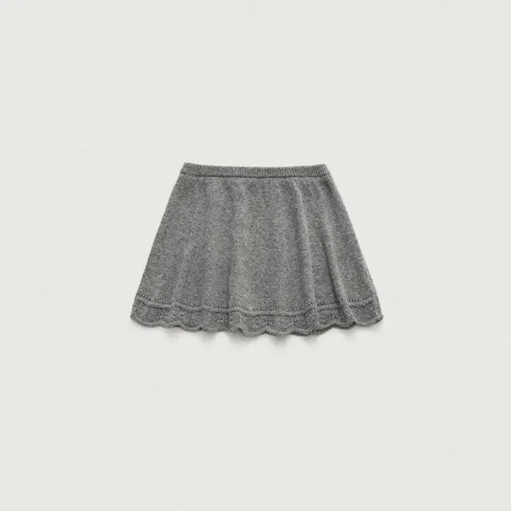 [BUNJANG] THEBARNET CLARIE Scallop Knit Skirt / 더바넷 클레어 스캘럽 니트 스커트 knit skirt