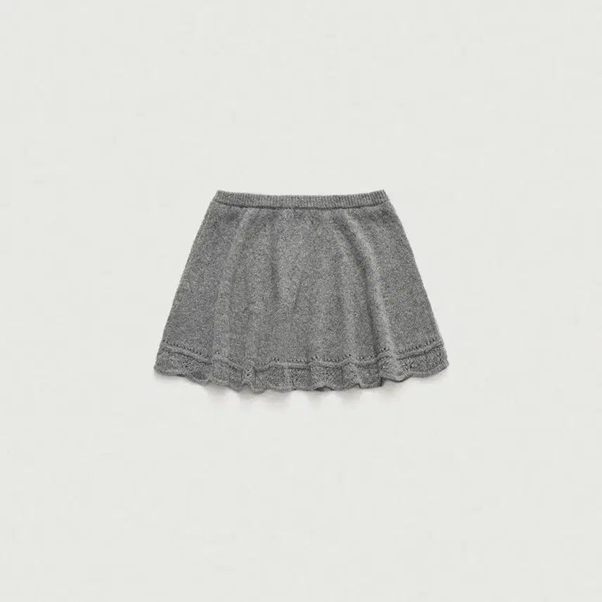 [BUNJANG] THEBARNET CLARIE Scallop Knit Skirt / 더바넷 클레어 스캘럽 니트 스커트 knit skirt