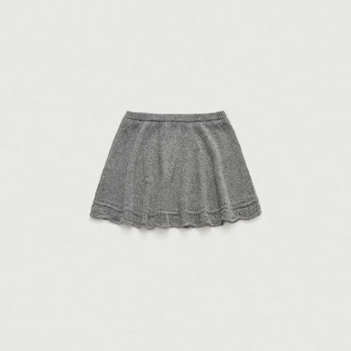 [BUNJANG] THEBARNET CLARIE Scallop Knit Skirt / 더바넷 클레어 스캘럽 니트 스커트 knit skirt