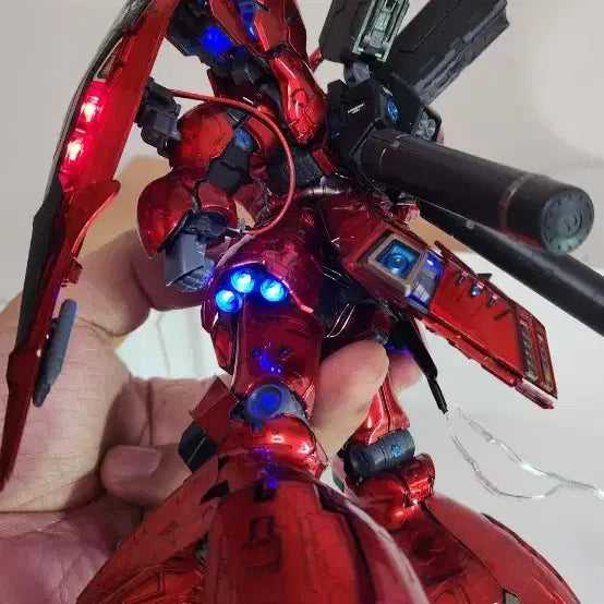 [SOLD OUT] 메카니컬 RG 사자비 led 작업작 및 부분 도색 입니다.