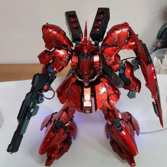 [SOLD OUT] 메카니컬 RG 사자비 led 작업작 및 부분 도색 입니다.