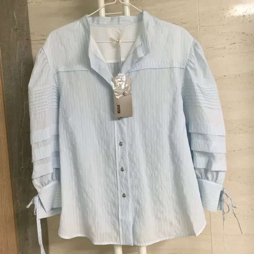 [BUNJANG] SYSTEM Striped Blouse / (새상품) SYSTEM 시스템 스트라이프 셔츠 블라우스 66
