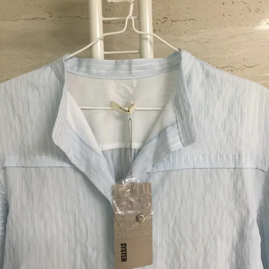 [BUNJANG] SYSTEM Striped Blouse / (새상품) SYSTEM 시스템 스트라이프 셔츠 블라우스 66