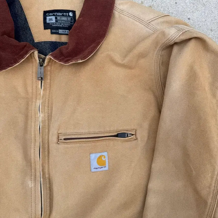 [BUNJANG] Carhartt Detroit Jacket US Brown / XXL 칼하트 디트로이트 자켓 US 브라운