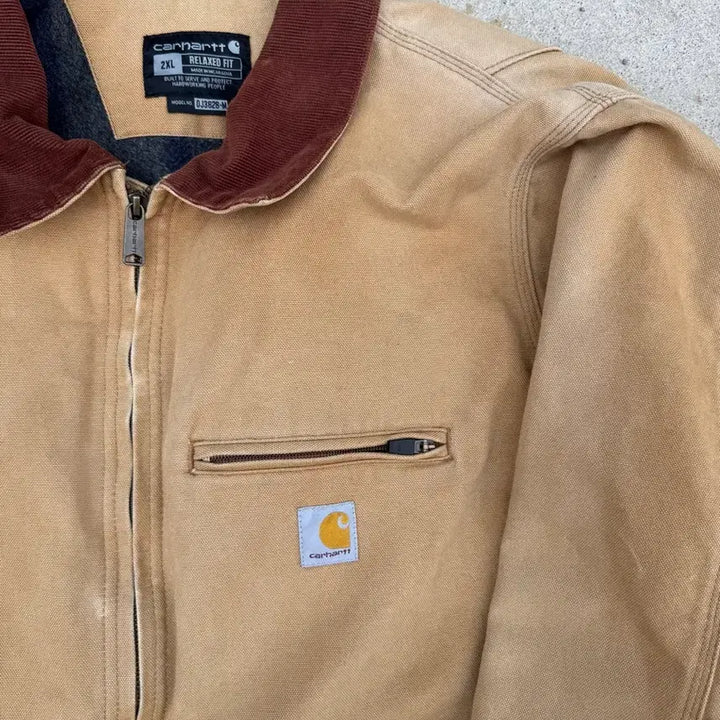 [BUNJANG] Carhartt Detroit Jacket US Brown / XXL 칼하트 디트로이트 자켓 US 브라운
