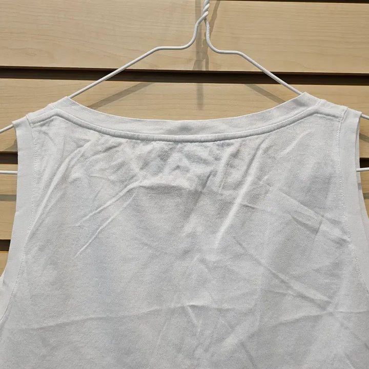[BUNJANG] Saint Laurent White Cotton Sleeveless Top / 생로랑 화이트 면소재 민소매