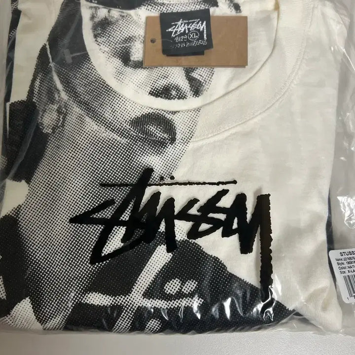 [BUNJANG] Stussy Paris T-Shirt Natural / 스투시 파리 티셔츠 내추럴