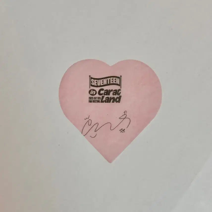 [BUNJANG] Seventeen Wonwoo Carat Land Confetti / 캐럿랜드 캐랜 원우 사인 컨페티