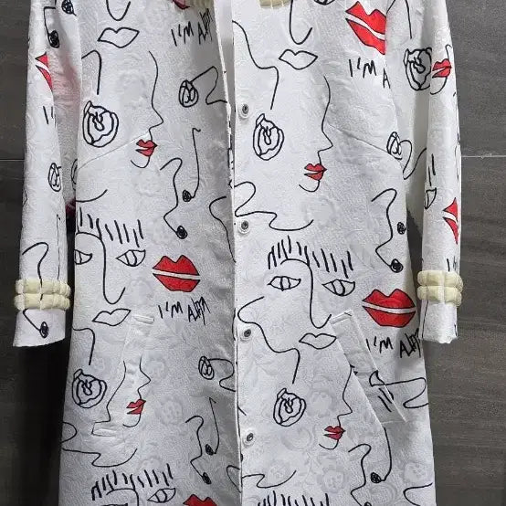 [SOLD OUT] WR JOIAS ,  보석 장식 자가드 코트