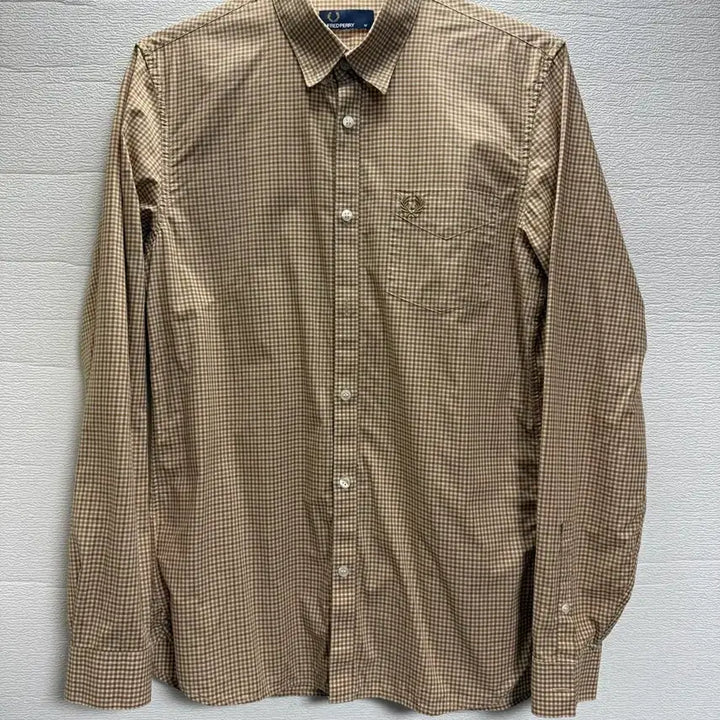 [BUNJANG] Fred Perry Checkered Long Sleeve Shirt Bundle Set / 프레드페리 긴팔 셔츠 체크 M사이즈 1+1
