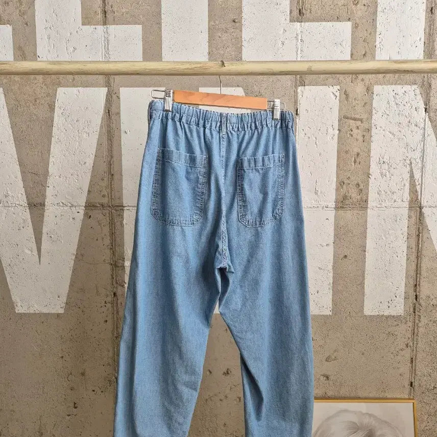 [SOLD OUT] 배기핏  시원 얇은 데님팬츠