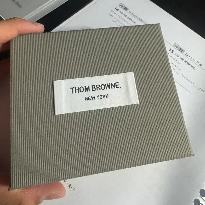[BUNJANG] Thom Browne Card Wallet Gray / 톰브라운 카드지갑 그레이