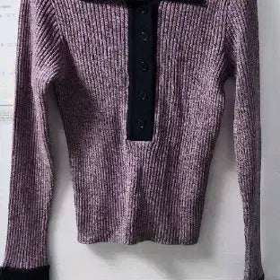 [SOLD OUT] ENYNOU 카라 니트 셔츠 퍼플