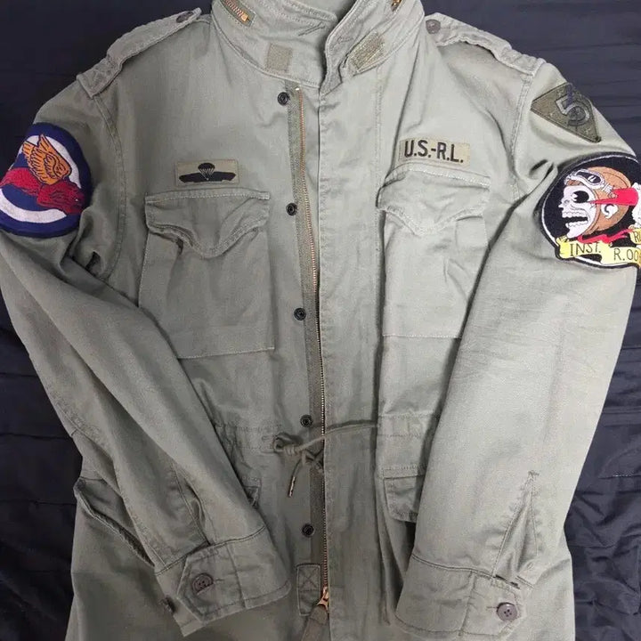 [SOLD OUT] 폴로 랄프로렌m65 필드자켓 야상 해골 스컬