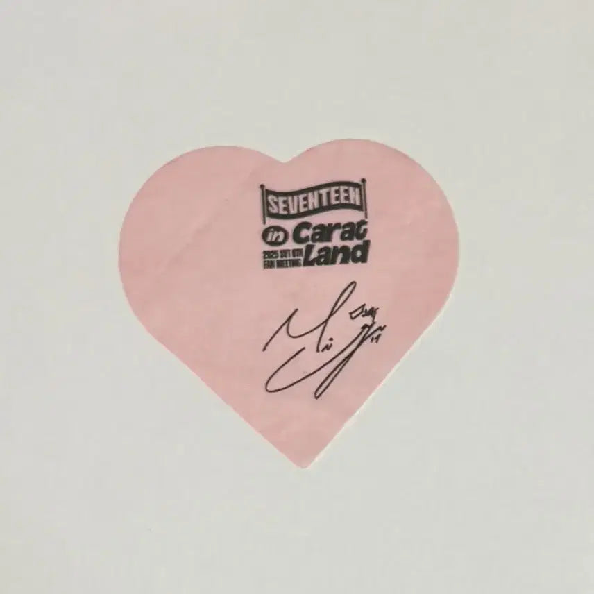 [BUNJANG] Seventeen Kim Mingyu Caratland Confetti / 캐럿랜드 캐랜 민규 사인 컨페티