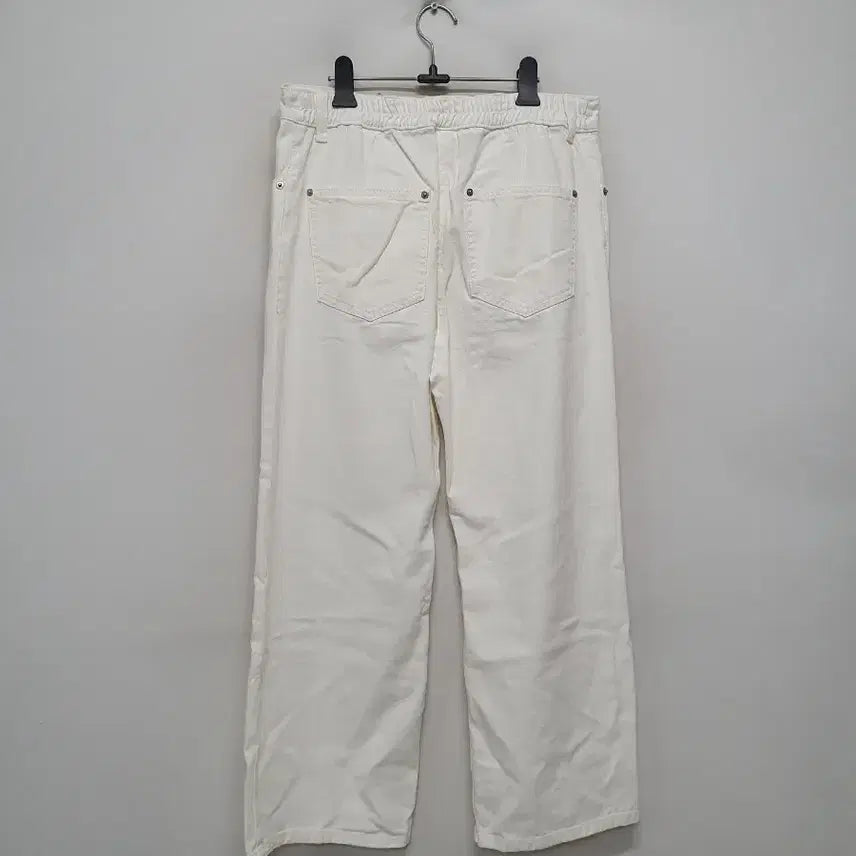 [BUNJANG] Kuho White Cotton Pants / 구호 화이트 면바지 팬츠