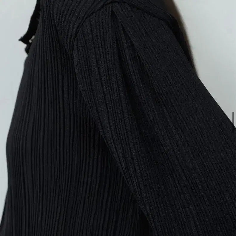 [SOLD OUT] 제이청 Ziggle pleats cardi-blous 블랙
