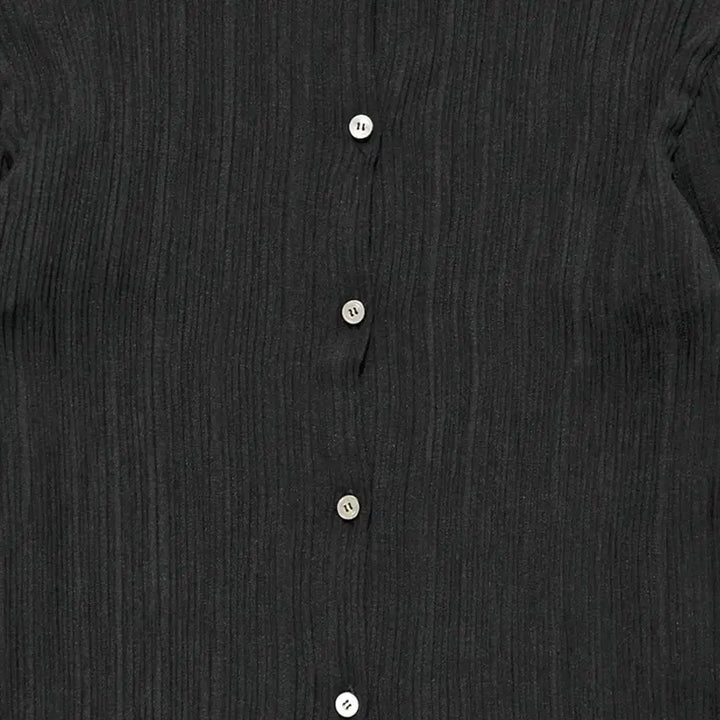 [SOLD OUT] 제이청 Ziggle pleats cardi-blous 블랙