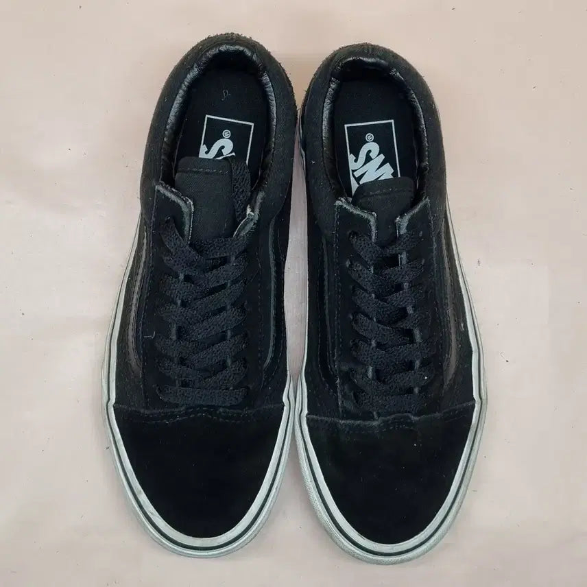 [BUNJANG] Vans Old Skool Black Sneakers (225) / 반스 올드스쿨 블랙 스니커즈 225