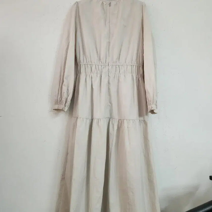 [SOLD OUT] 아이보리 롱 원피스 허리끈 free
