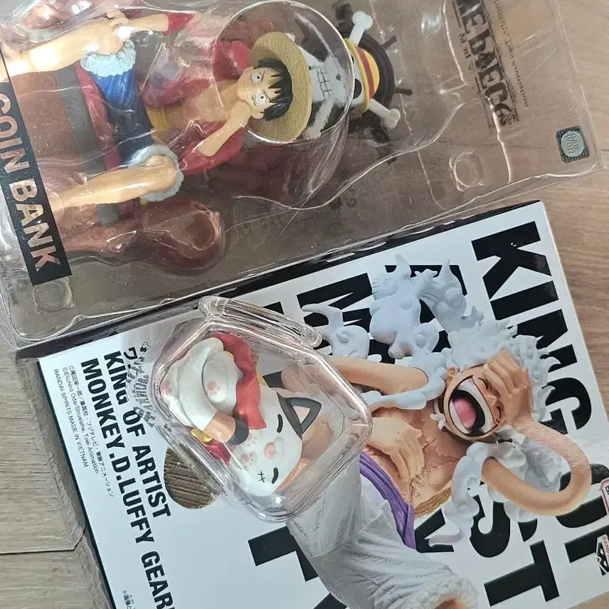 [SOLD OUT] 원피스 루피 코인뱅크 &amp; King of Artist 기어5 피규어