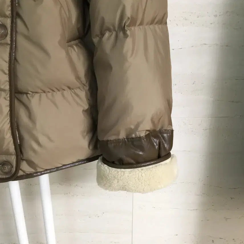 [BUNJANG] Atcorner Yeri Goose Down Oversized Hooded Padded Jacket / 앳코너 오버핏 쉐어링 후드 예리 구스 패딩 S
