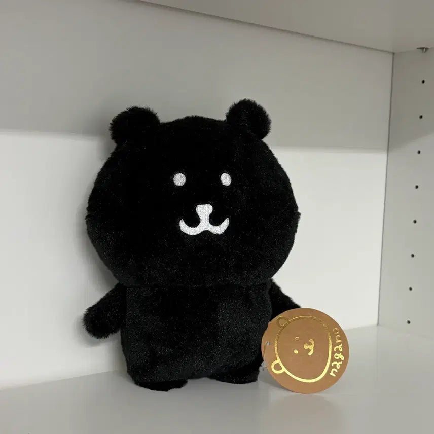 [BUNJANG] Naganogom Black Watercolor Bear Plush / 흑담곰 나가노 검정농담곰