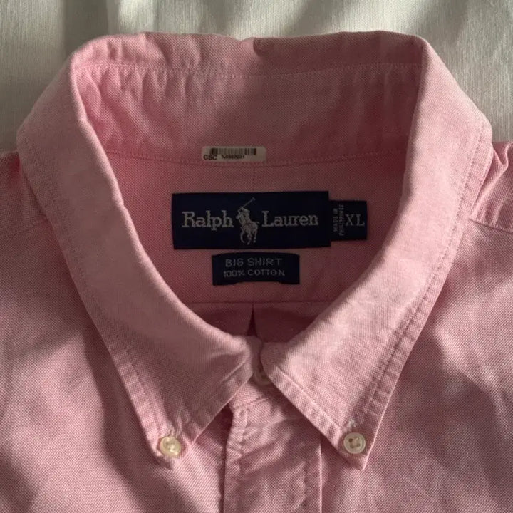 [SOLD OUT] [XL] 폴로 랄프로렌 빅셔츠 핑크