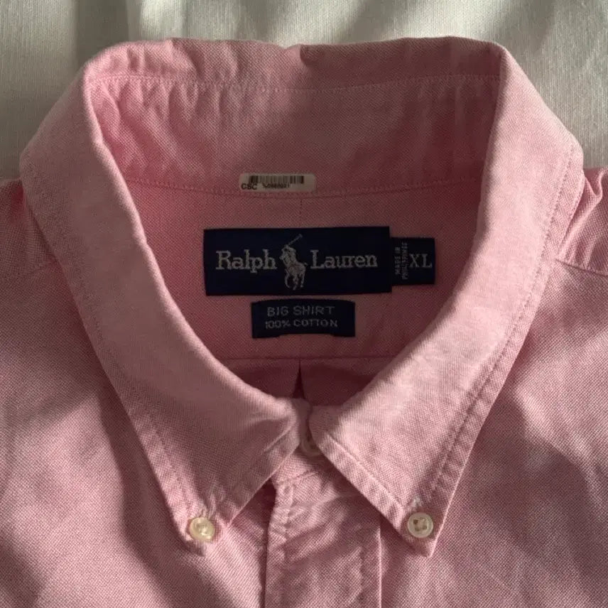 [SOLD OUT] [XL] 폴로 랄프로렌 빅셔츠 핑크