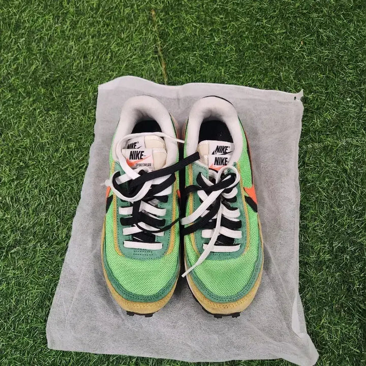 [BUNJANG] Nike Sacai SP Green/Orange Sneakers / 나이키 사카이 SP 그린/오렌지 스니커즈