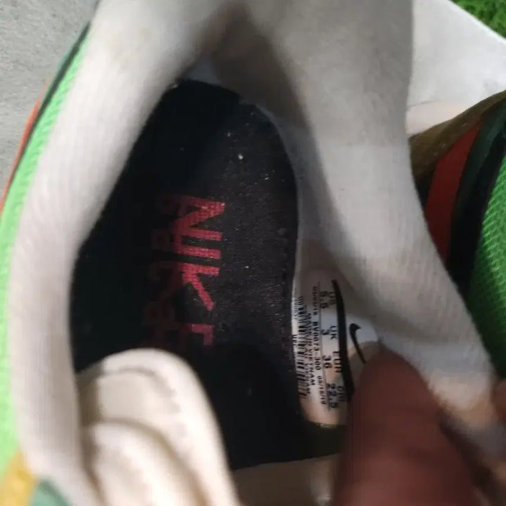 [BUNJANG] Nike Sacai SP Green/Orange Sneakers / 나이키 사카이 SP 그린/오렌지 스니커즈