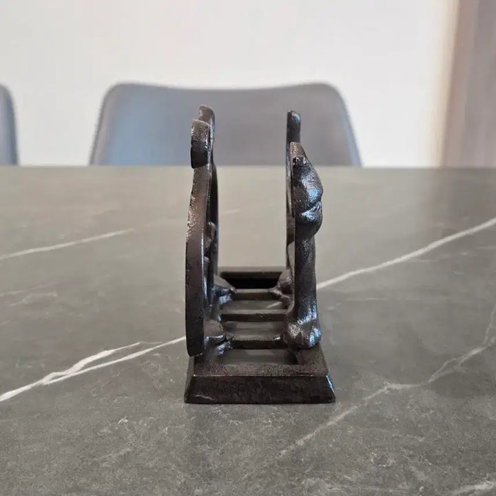 [BUNJANG] Vintage Cast Iron Cat Napkin Holder / 빈티지 주철 고양이 냅킨 홀더