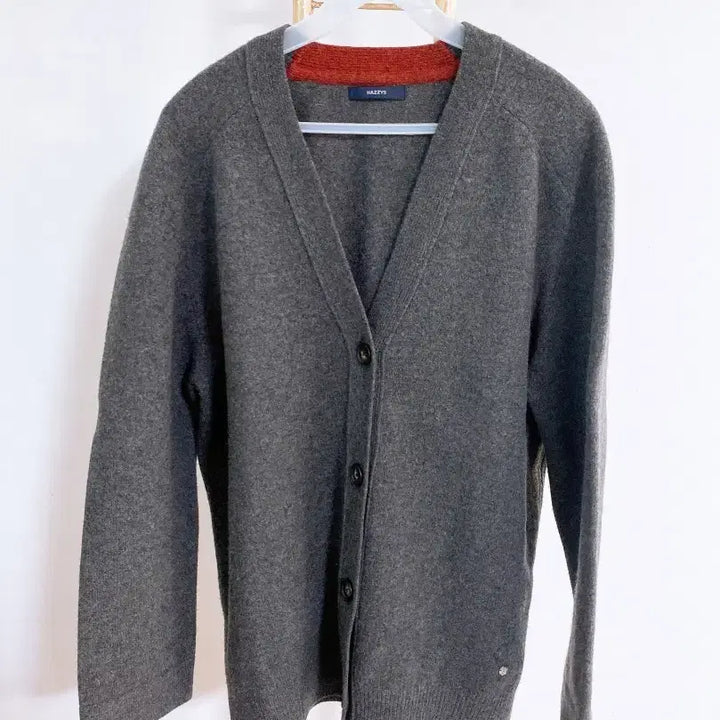 [BUNJANG] Hazzys Cashmere Loose Fit Cardigan / 몽빈티지(95)헤지스여자캐시미어루즈핏가디건