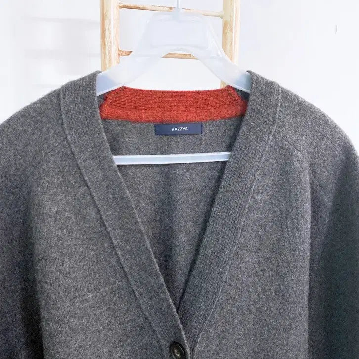 [BUNJANG] Hazzys Cashmere Loose Fit Cardigan / 몽빈티지(95)헤지스여자캐시미어루즈핏가디건