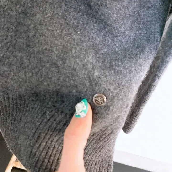 [BUNJANG] Hazzys Cashmere Loose Fit Cardigan / 몽빈티지(95)헤지스여자캐시미어루즈핏가디건